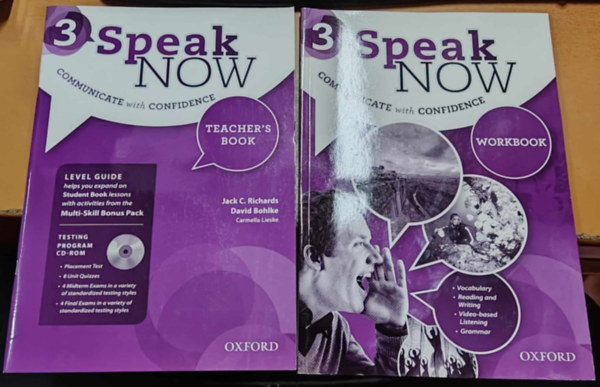 2 db Speak Now 3.: Teacher's Book + Workbook + CD
