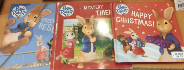 3 db Peter Rabbit: Happy Christmas! + Mystery Thief! + Treehouse Rescue! (As seen on TV)