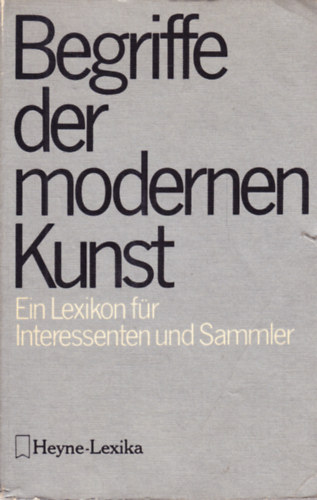 Begriffe der modernen Kunst