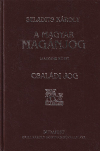 Magyar mag�njog II. Csal�di jog
