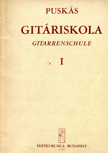 Gitriskola - Gitarrenschule I.