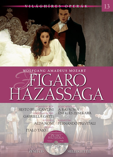 Wolfgang Amadeus Mozart - Figaro hzassga - Zenei CD mellklettel