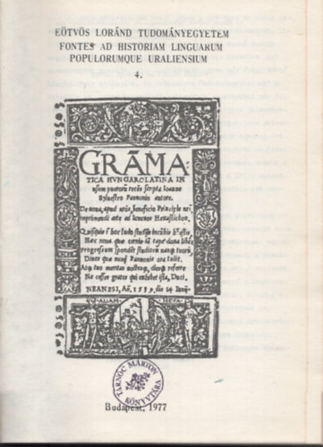 Corpus Grammatoricum Hungarorum