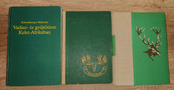 3 vadszattal kapcsolatos knyv: Alaszkban vadsztam, nnepnapok, Vadsz- s gyjtton Kelet-Afrikban