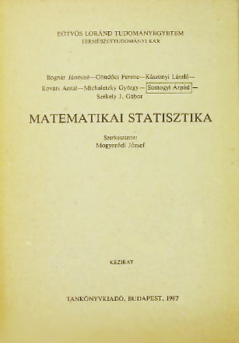 Matematikai statisztika