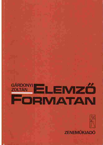 Grdonyi Zoltn - Elemz formatan