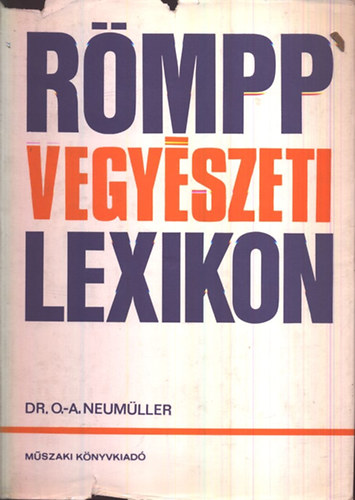 Otto-Albrecht Neumller - Rmpp Vegyszeti lexikon 4. Q-Zs
