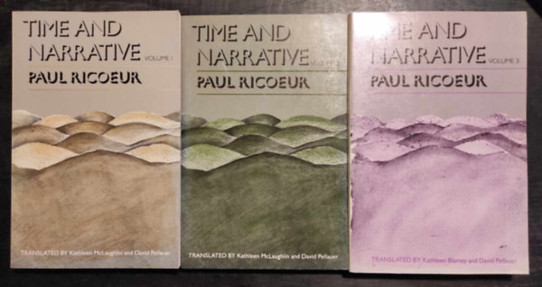 Paul Ricoeur - Time and Narrative I-III.