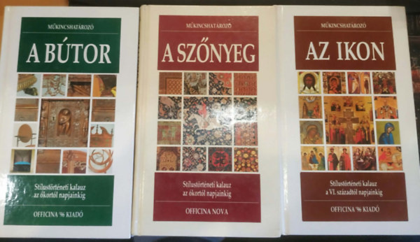 3 db M�kincshat�roz�: A b�tor + A sz�nyeg + Az ikon
