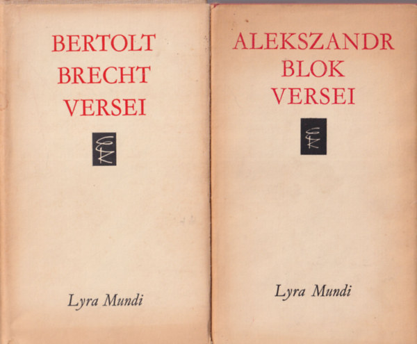 4 db verses k�tet ( Lyra Mundi ) Alekszandr Blok versei + Bertold Brecht versei + Slowacki versei + Mihail Lermontov versei
