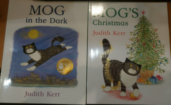 2 db Judith Kerr: Mog in the Dark + Mog's Christmas