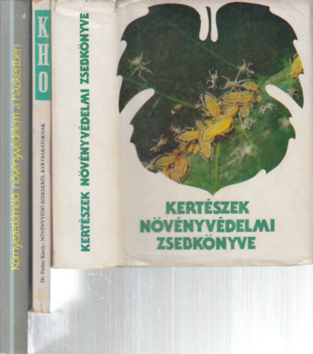 Dr. Bogn�r S�ndor, Dr. Farkas K�roly, Dr. Sepr�s Imre - 3 db. n�v�nyv�delem (Kert�szek n�v�nyv�delmi zsebk�nyve + N�v�nyv�d� szerekr�l kertbar�toknak + K�rnyezetk�m�l� n�v�nyv�delem a h�zikertben)