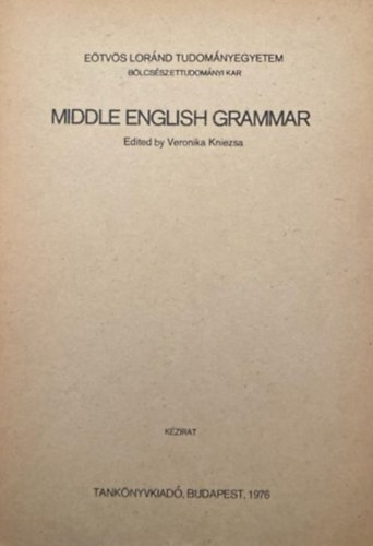 Middle English Grammar