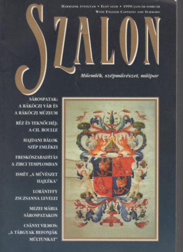 Szalon (Memlk, szpmvszet, mipar) - III. vf. 1. szm (1999. jan.-febr.)