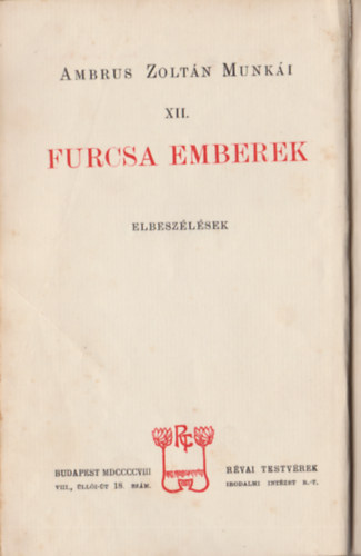 Furcsa emberek