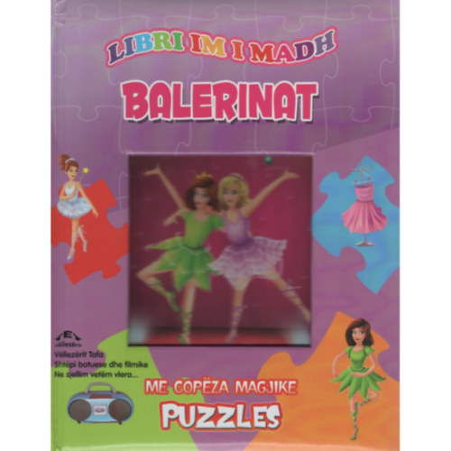 Libri Im I Madh Balerinat - Me Copeza Magjike Puzzles (Puzzle book)