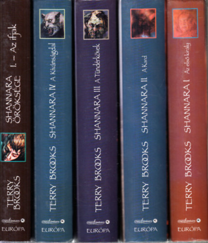 Shannara I-IV. + Shannara rksge I. (5 db. ktet)- Az els kirly + A Kard + A Tndrkvek + A Kvnsgdal + Az ifjak