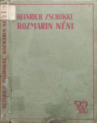 Heinrich Zschokke - Rozmarin nni