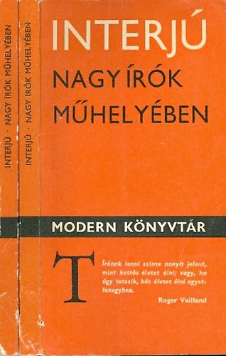 Interj Nagy rk mhelyben (Modern Knyvtr 92-93.)
