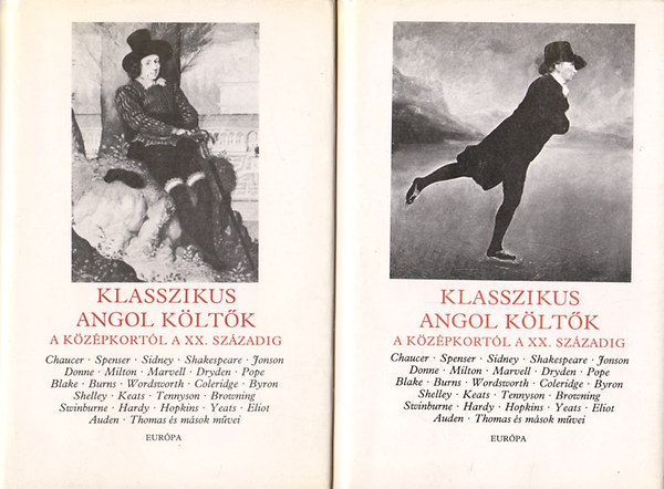 Klasszikus angol kltk a kzpkortl a XX. szzadig I-II.