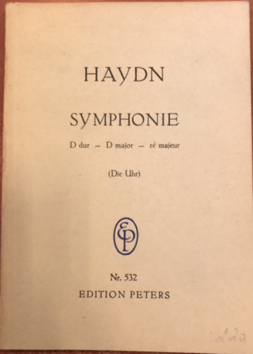 Haydn Symphonie - D dur (Die Uhr)