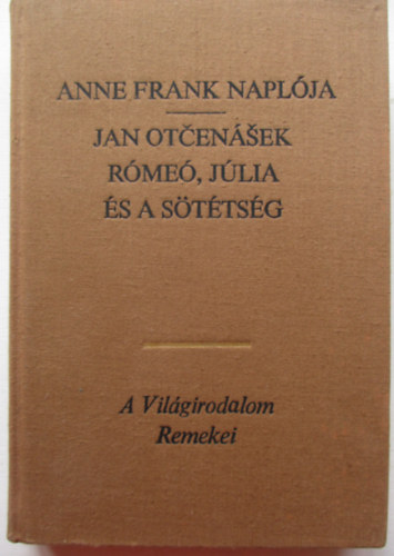 Anne- Otcensek, Jan Frank - Anne Frank naplja - Rme, Jlia s a sttsg