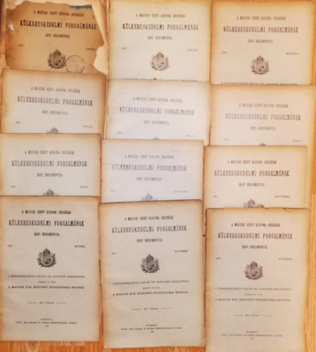 A Magyar Szent Korona orsz�gai k�lkereskedelmi forgalm�nak havi eredm�nyei 1907/1-11.