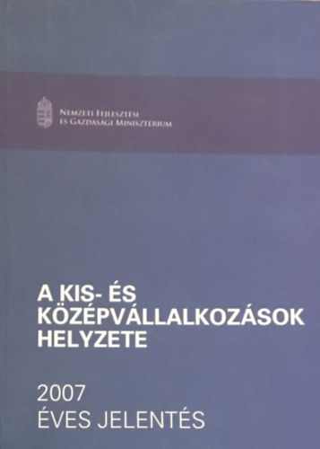 A kis- s kzpvllalkozsok helyzete 2007 VES JELENTS