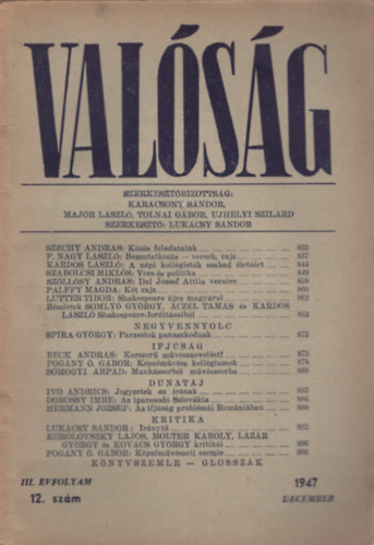 Valsg III. vf. 12. szm (1947. december)