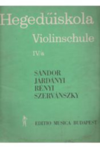 Hegediskola - Violinschule - IV/a ktet (Band)