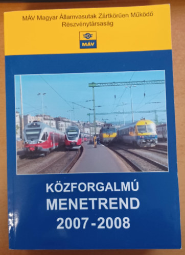 K�zforgalm� menetrend 2007-2008