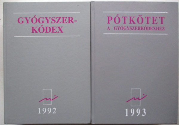 Gy�gyszerk�dex '92 + P�tk�tet a Gy�gyszerk�dexhez '93