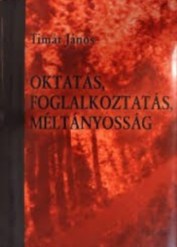 Jnos Tmr - Oktats, foglalkoztats, mltnyossg