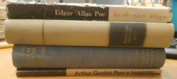 4 db E. A. Poe: Az elveszett l�legzet + Arthur Gordon Pym, a tenger�sz + Rejtelmes t�rt�netek + T�l �leten �s hal�lon