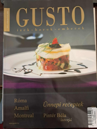 Gusto Magazin 16. vfolyam 3-4. szm - nnepi receptek