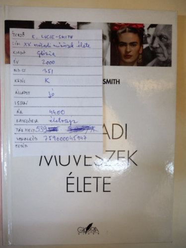 XX. sz�zadi m�v�szek �lete