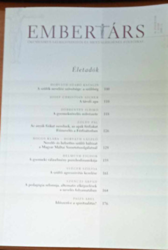 Embert�rs IV. �vfolyam 2. sz�m 2006./2