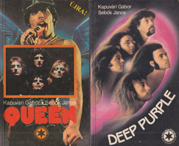 2 db knnyzenei knyv: Deep Purple + Queen