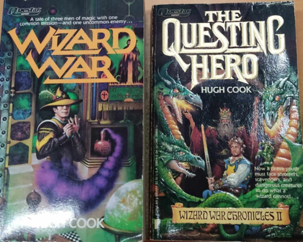 2 db Hugh Cook: Wizard War + The Questing Hero (Wizard War Chronicles)