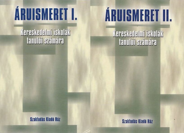 ruismeret I. & II.  -  kereskedelmi iskolk tanuli szmra (59672/1 s /2)