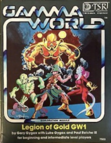 Luke Gygax, Paul Reiche III Gary Gygax - Legion of Gold (Gamma World Module, No. GW1)