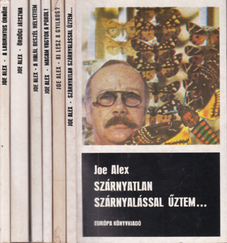 6 db. krimi (Sz�rnyatlan sz�rnyal�ssal �ztem + Ki lesz a gyilkos? + Magam vagyok a pokol! + A hal�l besz�l heylettem + �rd�gi j�tszma + A labirintus �rn�je)