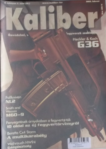 Kaliber - nvdelmi, vadsz-, katonai s sportfegyverek szaklapja / 58.