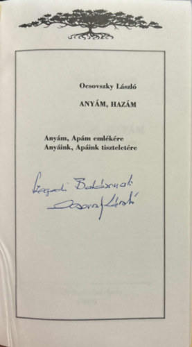 Any�m, haz�m - Dedik�lt