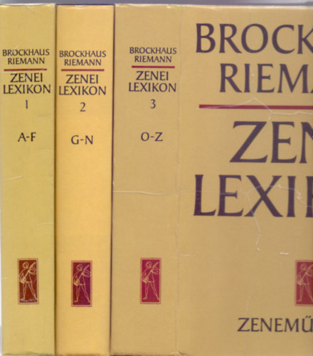 Brockhaus-Riemann - Zenei lexikon 1-3. ktet (A-F /G-N/ O-Z)