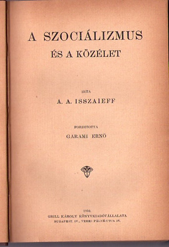 A. A. Isszaieff - A szocilizmus s a kzlet