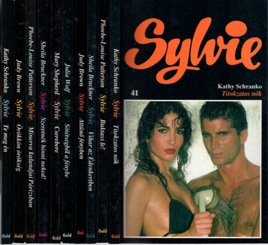 10 db Sylvie (41-50) ktet Titokzatos nk + Buktass le! + Vihar az denkertben + ttn fnyben + Sttsgbl a fnybe + Cserebere + Szeretnk hinni neked! +Minerva kalandjai Prizsban + rkkn rksg + Te meg n