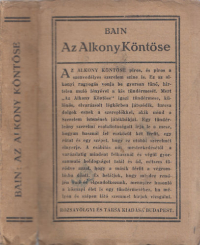 Az alkony kntse (hindu mese a szanszkrit kzirat nyomn)