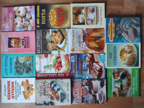 15db szakcsknyv : Stemnyesknyv 800 recept - Stemnyek s tortk - Stemnyek, tortk s dessgek - Hzi cukrszda - Receptvarzs: Hzi stemnyek - Receptvarzs: Kenyrsts - Receptvarzs: Kuglfok - A 100 legjobb s