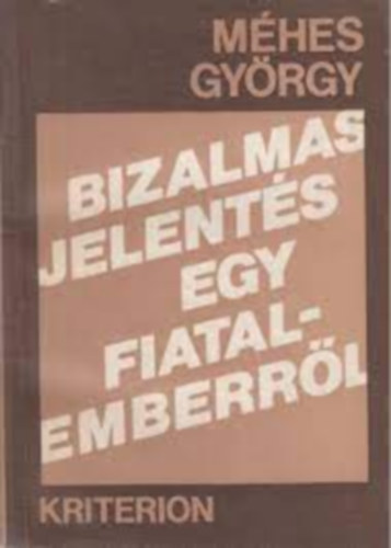 Bizalmas jelents egy fiatalemberrl